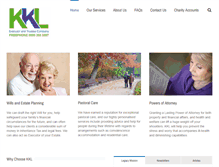 Tablet Screenshot of kkl.org.uk